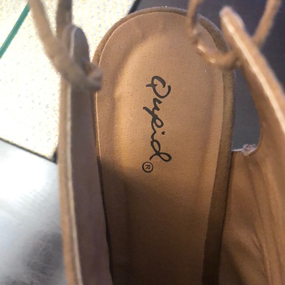 Quipid Wedge Suede and Embroidery Flowers - Heels - Picture 12 of 13